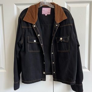 Fae London Dark Denim Corduroy Jacket